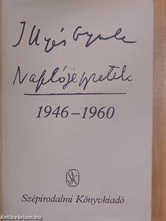 Naplójegyzetek 1946-1960