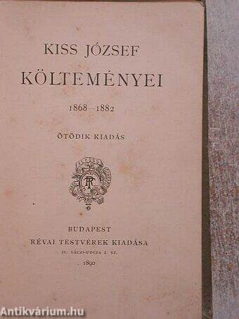 Kiss József költeményei