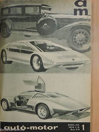 Autó-Motor 1974. (nem teljes évfolyam)