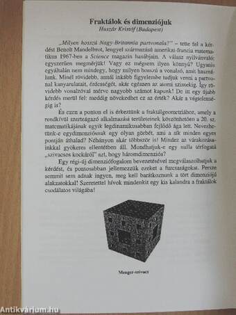 A XX. Nagy Károly Matematikai Diáktalálkozó előadáskivonatai