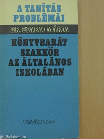 Könyvbarát szakkör az általános iskolában