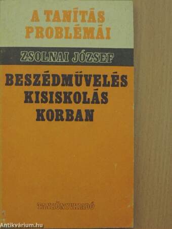 Beszédművelés kisiskolás korban