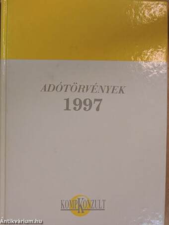 Adótörvények 1997