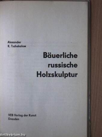 Bäuerliche russische Holzskulptur