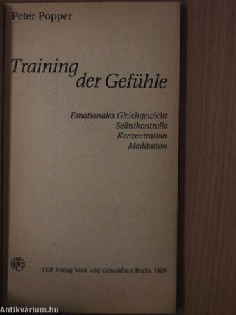 Training der Gefühle