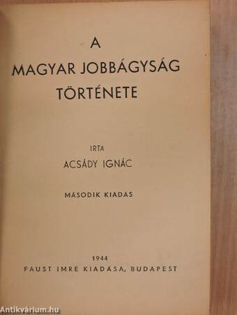 A magyar jobbágyság története