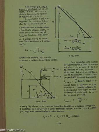 Villamosgépek I/1.