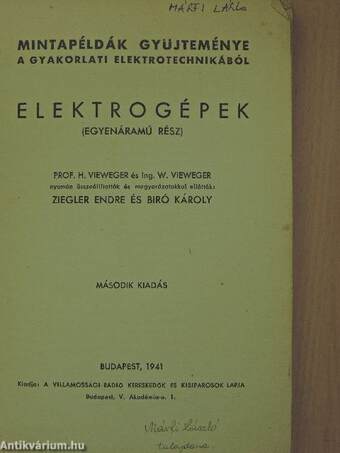 Elektrogépek