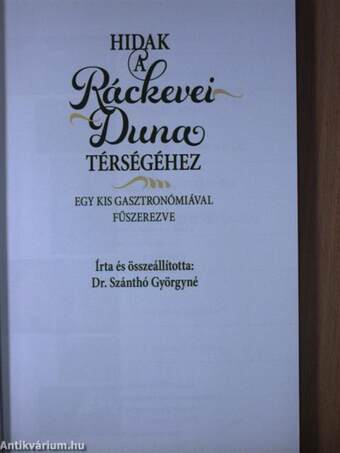 Hidak a Ráckevei-Duna térségéhez