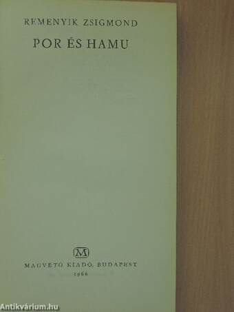 Por és hamu