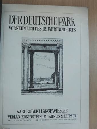 Der deutsche Park vornehmlich des 18. Jahrhunderts (gótbetűs)