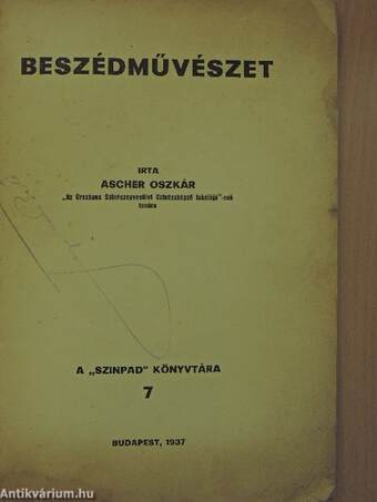 Beszédművészet