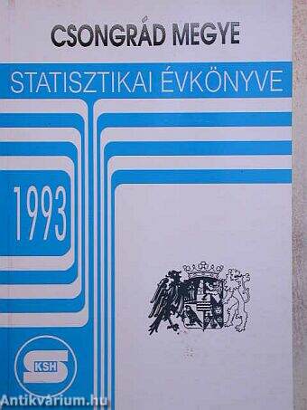 Csongrád megye statisztikai évkönyve 1993