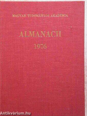 A Magyar Tudományos Akadémia Almanachja 1976