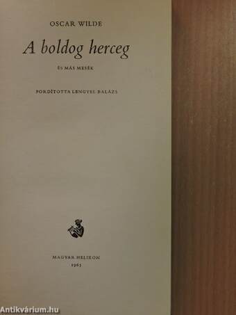 A boldog herceg