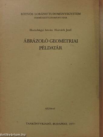 Ábrázoló geometriai példatár