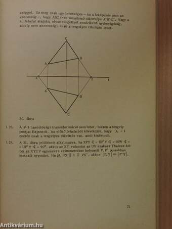 Ábrázoló geometriai példatár