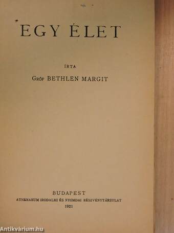 Egy élet