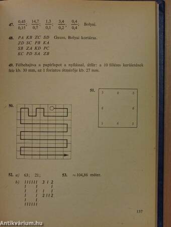 Szakköri feladatgyűjtemény az általános iskolai tanulók számára