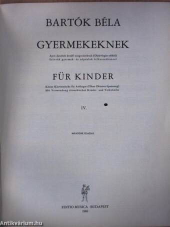 Gyermekeknek IV.