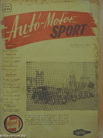 Autó-Motor Sport 1947. november 1.