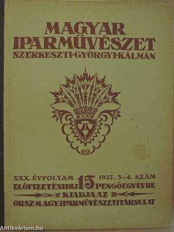 Magyar Iparművészet 1927/3-4.