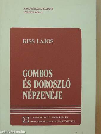 Gombos és Doroszló népzenéje