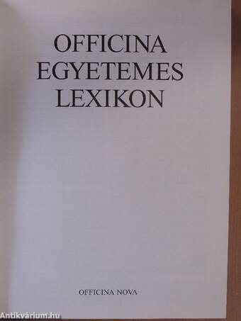 Officina Egyetemes Lexikon