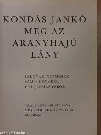 Kondás Jankó meg az aranyhajú lány