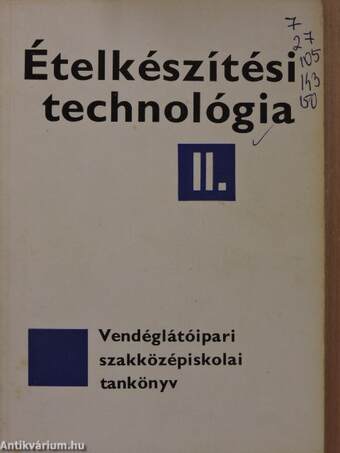 Ételkészítési technológia II.