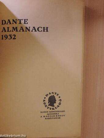 Dante Almanach 1932