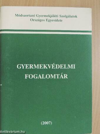 Gyermekvédelmi fogalomtár