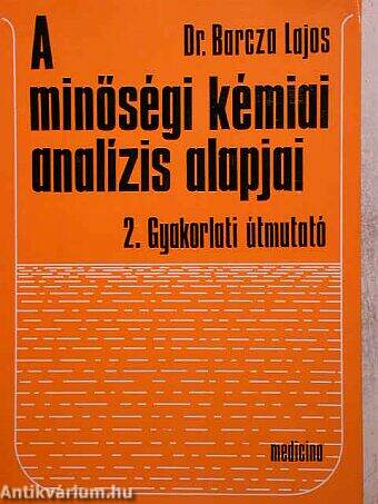 A minőségi kémiai analízis alapjai II. (töredék)