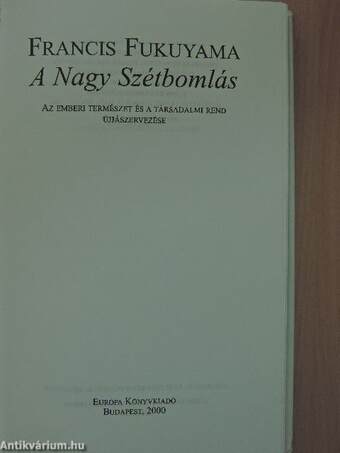 A nagy Szétbomlás