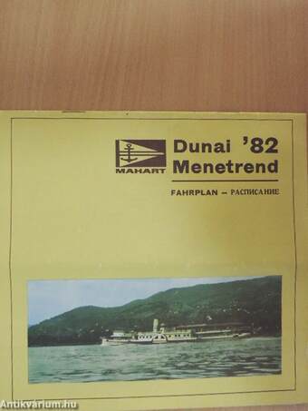 Dunai Menetrend '82