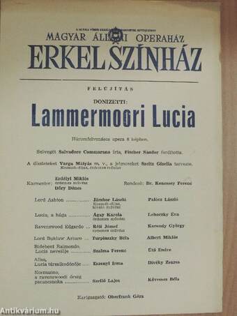 Donizetti: Lammermoori Lucia