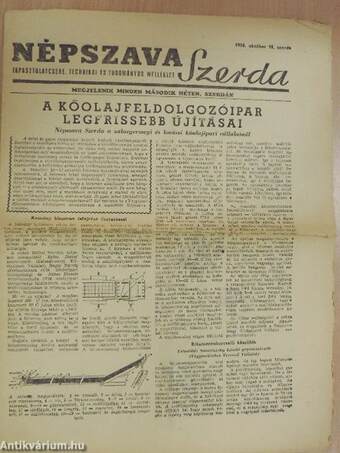 Népszava Szerda 1956. október 10.