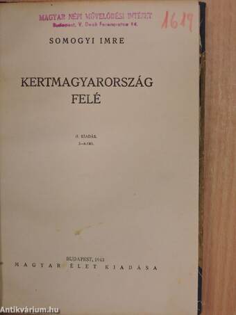 Kertmagyarország felé