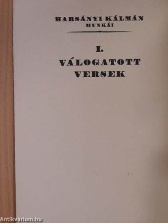 Válogatott versek