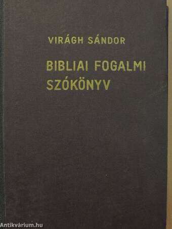 Bibliai fogalmi szókönyv