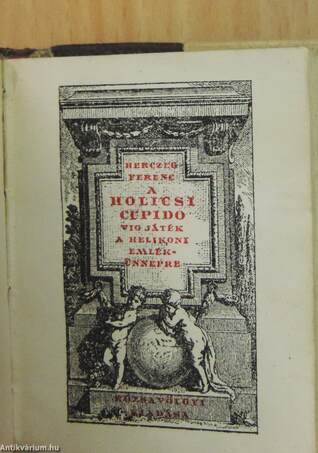 A holicsi cupido (minikönyv) (számozott)