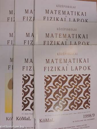 Középiskolai Matematikai és Fizikai lapok 1998. január-december