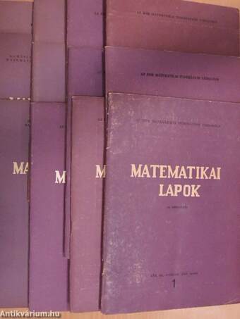 Matematikai Lapok 1965. január-december