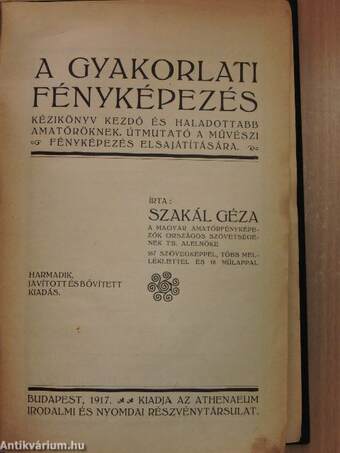 A gyakorlati fényképezés