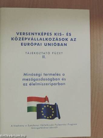 Versenyképes kis- és középvállalkozások az Európai Unióban