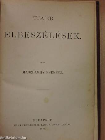 Ujabb elbeszélések