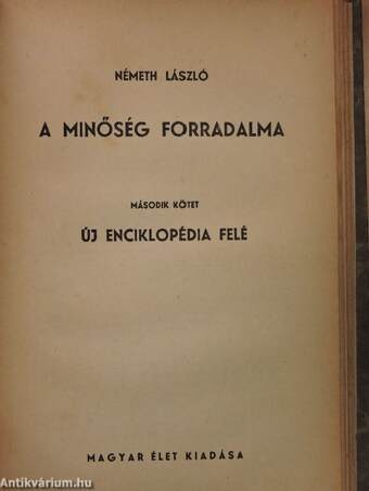 A minőség forradalma I-IV.