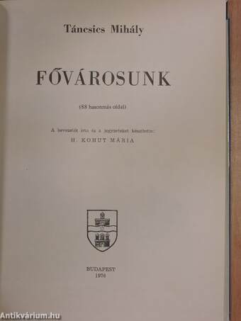 Fővárosunk