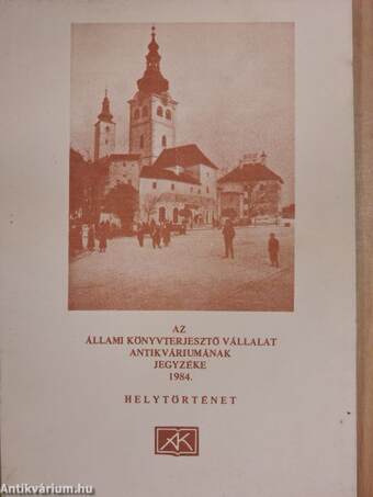 Az Állami Könyvterjesztő Vállalat Antikváriumának jegyzéke 1984.