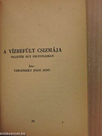 Barlanglakók/A vízbefúlt csizmája/Egy zsák búza